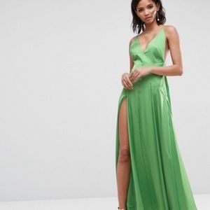 ASOS double side split maxi dress